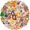 105PCS Woodland Animal Stickers Pack – Waterproof Vinyl Forest & Thanksgiving Stickers for Water Bottles, Baby Shower Decorations, Party Favors, Scrapbooks & DIY Crafts